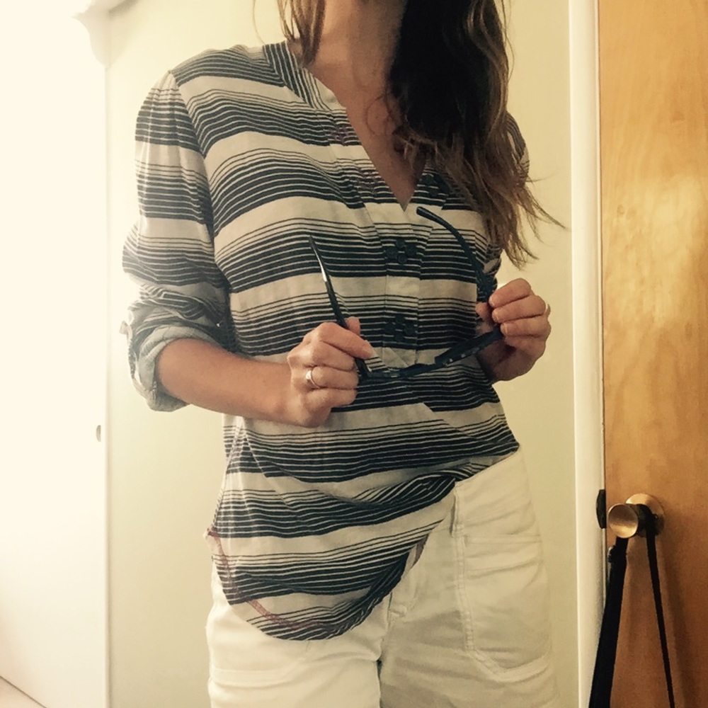 Nine West Vintage America Jeans Top